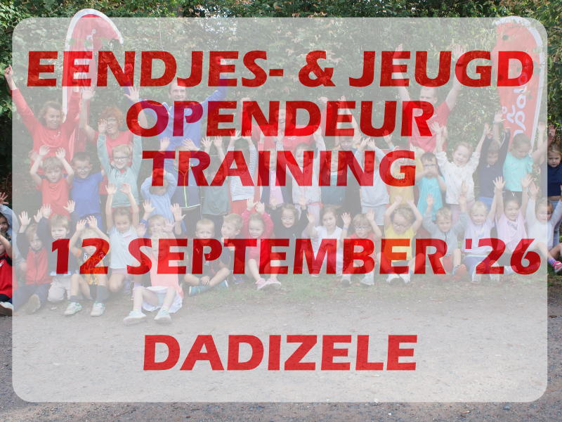 EENDJES- & JEUGD OPENDEUR TRAINING